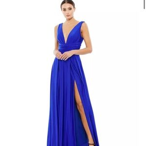Mac Duggal Royal Blue Maxi Dress